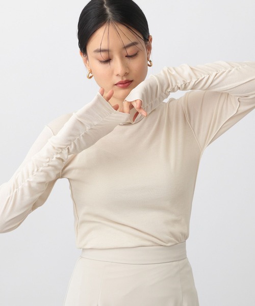 A part by(アパートバイ)の「【前後2WAY】メローボート_長袖(Tシャツ/カットソー・レディース・オフホワイト/マスタード/ブラック/アイボリー・FREE)」の11枚目の写真