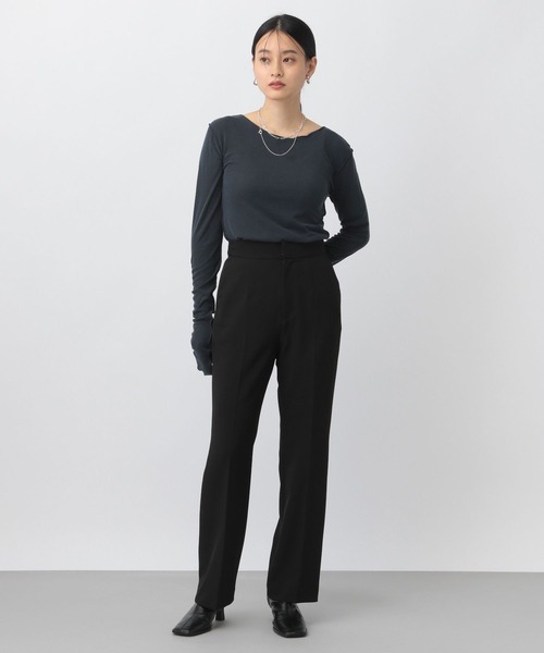 A part by(アパートバイ)の「【前後2WAY】メローボート_長袖(Tシャツ/カットソー・レディース・オフホワイト/マスタード/ブラック/アイボリー・FREE)」の13枚目の写真