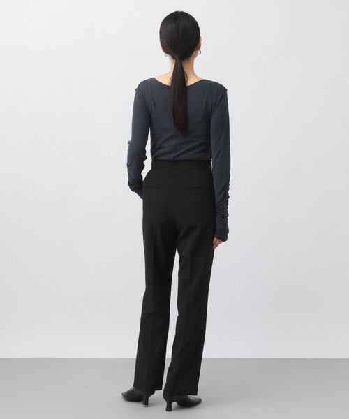 A part by(アパートバイ)の「【前後2WAY】メローボート_長袖(Tシャツ/カットソー・レディース・オフホワイト/マスタード/ブラック/アイボリー・FREE)」の14枚目の写真