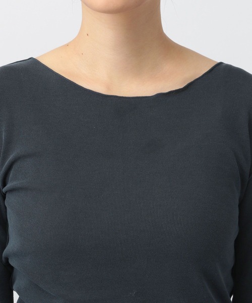 A part by(アパートバイ)の「【前後2WAY】メローボート_長袖(Tシャツ/カットソー・レディース・オフホワイト/マスタード/ブラック/アイボリー・FREE)」の22枚目の写真