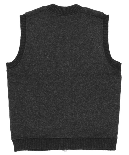BRICK HOUSE by TOKYO SHIRT(ブリックハウス)の「裏フリース ニットベスト(ニット/セーター・メンズ・ネイビー/ダークグレー・M/L/LL)」の3枚目の写真