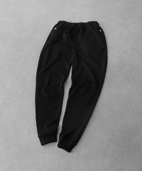 セール】【ZIP FIVE】 ポンチ 切替 テーパード スウェット イージー