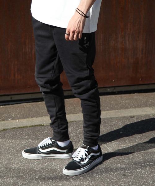 ZIP FIVE（ジップファイブ）の「【ZIP FIVE】 ポンチ 切替 テーパード スウェット イージーケア ジョガーパンツ（スウェットパンツ・メンズ・カーキ/グレー/ネイビー/ブラック/チャコール・LARGE/SMALL/MEDIUM/X-LARGE）」の14枚目の写真