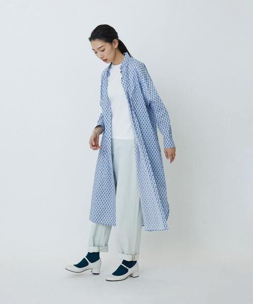 LOISIR（ロワズィール）の「リバティプリントシャツワンピース