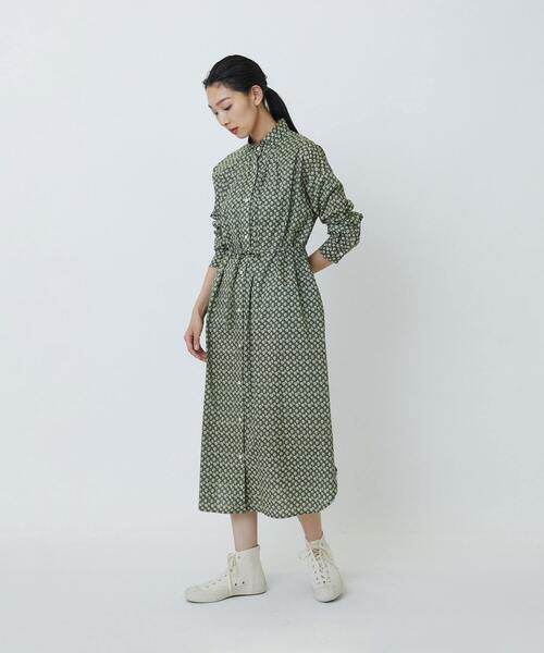LOISIR（ロワズィール）の「リバティプリントシャツワンピース