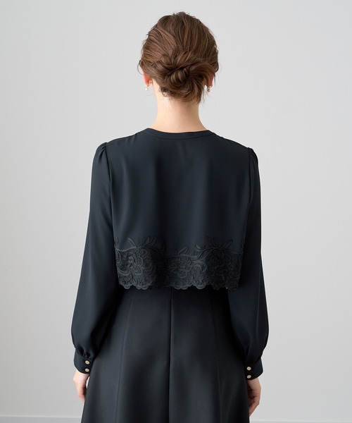 ANAYI（アナイ）の「バックサテン刺繍シャツ ブラウス（シャツ 