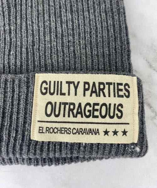 SPIGA（スピーガ）の「ﾛｺﾞ入りﾆｯﾄ帽（ニットキャップ/ビーニー・レディース・グレー/ホワイト・FREE）」の6枚目の写真