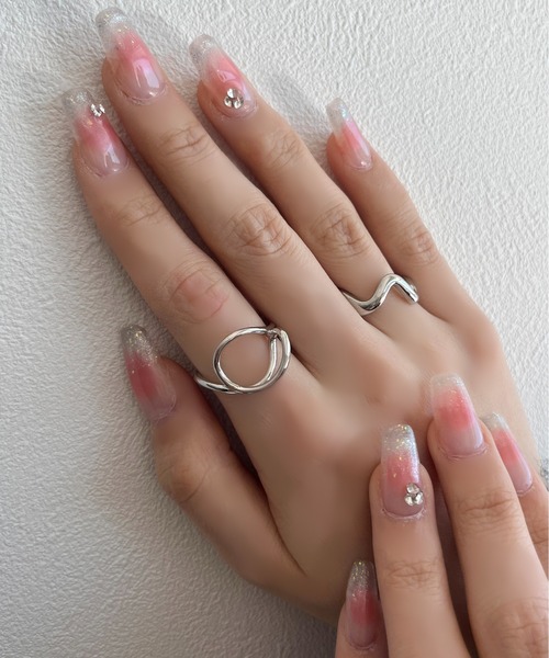 apres jour mignon（アプレジュールミニョン）の「【apresjour mignon×ARIAZ】ニュアンスリングセット（リング・レディース・シルバー/ゴールド・ONESIZE）」の2枚目の写真