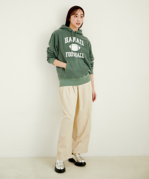 GOOD ROCK SPEED】HAWAII カレッジロゴパーカーグリーン