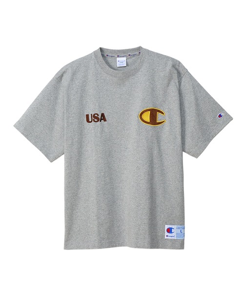 Champion(チャンピオン)の「【Champion/チャンピオン】メンズ アクションスタイル ショートスリーブTシャツ(Tシャツ/カットソー・メンズ・ホワイト/グレー/ブラック/ネイビー・X-LARGE/LARGE/MEDIUM)」の3枚目の写真