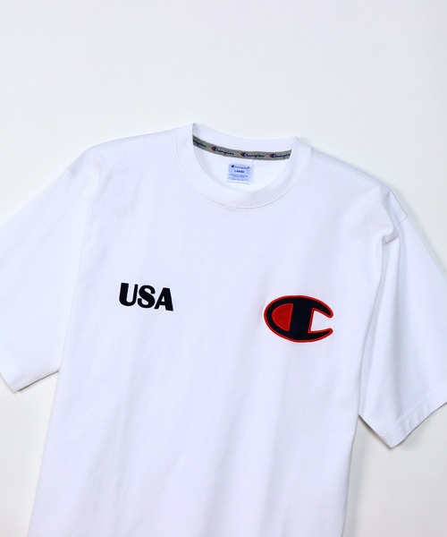 Champion(チャンピオン)の「【Champion/チャンピオン】メンズ アクションスタイル ショートスリーブTシャツ(Tシャツ/カットソー・メンズ・ホワイト/グレー/ブラック/ネイビー・X-LARGE/LARGE/MEDIUM)」の13枚目の写真