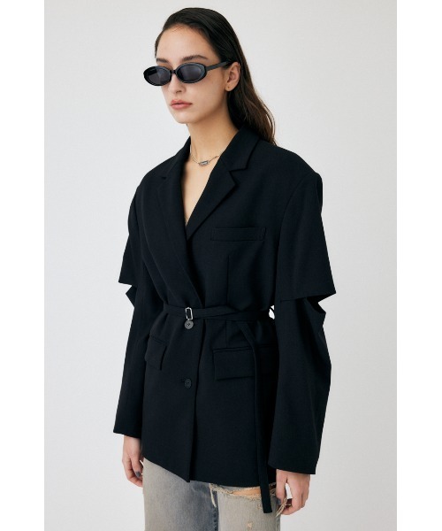 MOUSSY（マウジー）の「CUT OUT ジャケット（その他アウター・レディース・ブラック/グレー/ベージュ・1/2）」の16枚目の写真