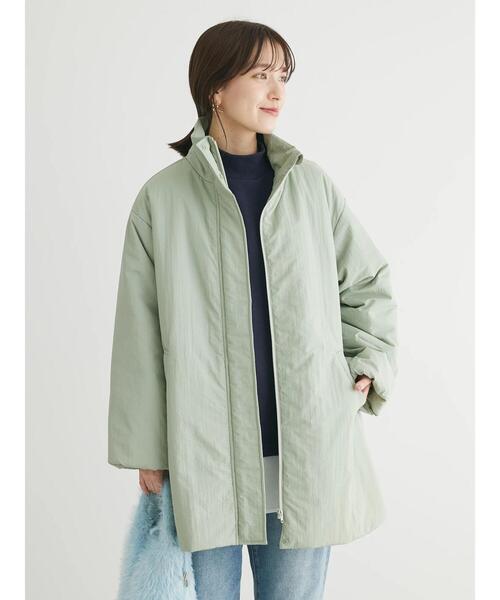 Green Parks（グリーンパークス）の「中わたスタンドカラーミドル丈