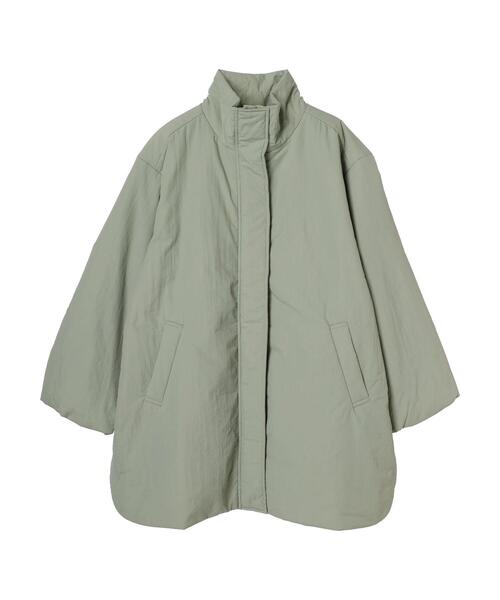 Green Parks(グリーンパークス)の「中わたスタンドカラーミドル丈ブルゾン(ブルゾン・レディース・オリーブ/アイボリー/ベージュ・FREE)」の15枚目の写真