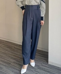 【大人気定番】デニムライクベルトワイドパンツ・2024春夏モデル