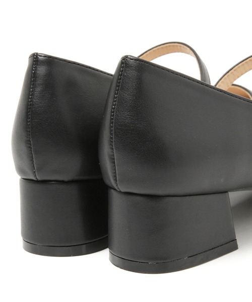 GLOBAL WORK（グローバルワーク）の「らくっションストラップヒールパンプス/992064（パンプス・レディース・ベージュ系その他2/ブラック/ブラック系9・MEDIUM/LARGE）」の10枚目の写真