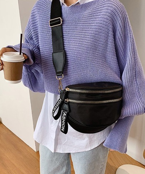 Miniministore（ミニミニストア）の「韓国 ウエストポーチ 大容量ボディバッグ（ボディバッグ/ウエストポーチ・レディース・ブラック/カモフラージュ/ブルー・FREE）」の6枚目の写真