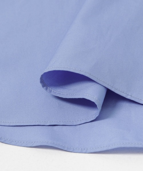 THOMAS MASON（トーマス メイソン）の「トーマスメイソンバンドカラーオーバーシャツ（シャツ/ブラウス・メンズ・ストライプ/ロイヤルブルー/ホワイト/ブラック・MEDIUM/LARGE/X-LARGE）」の15枚目の写真