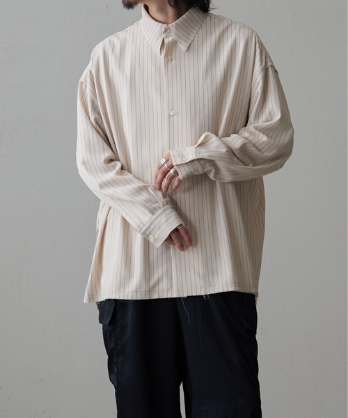 Lui's（ルイス）の「カットオフストライプシャツ（シャツ