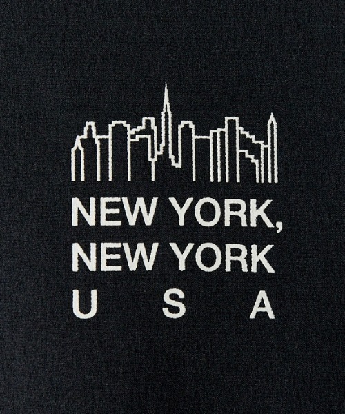Manhattan Portage（マンハッタンポーテージ）の「[MANHATTAN PORTAGE/マンハッタンポーテージ] 別注 4WAYストレッチナイロン バックプリントTシャツ（Tシャツ/カットソー・レディース・ブラック/ライトグレー/ネイビー・M/L/XL）」の6枚目の写真