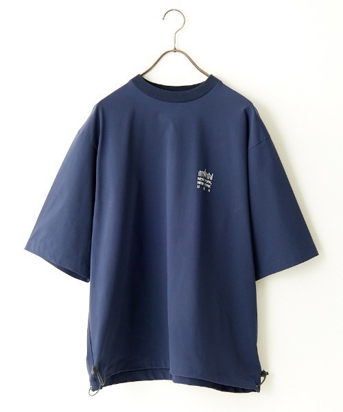Manhattan Portage（マンハッタンポーテージ）の「[MANHATTAN PORTAGE/マンハッタンポーテージ] 別注 4WAYストレッチナイロン バックプリントTシャツ（Tシャツ/カットソー・レディース・ブラック/ライトグレー/ネイビー・M/L/XL）」の9枚目の写真