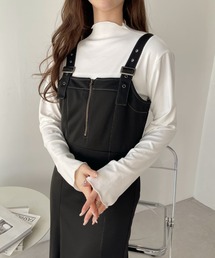 フロントジップ マーメイド ジャンパースカート