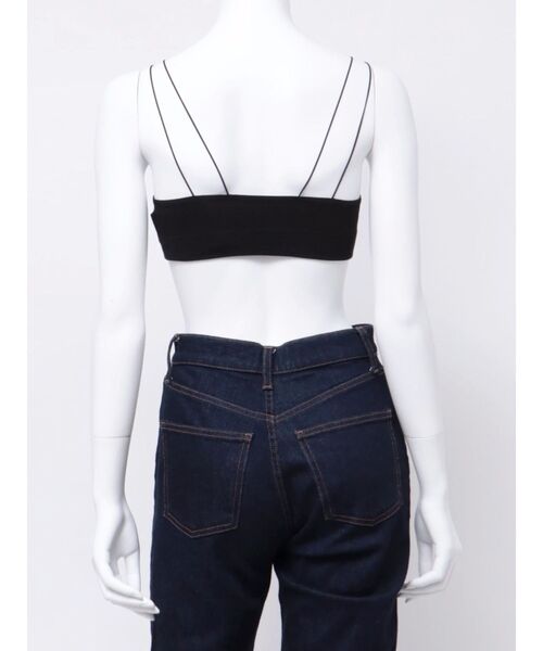 MERCURYDUO（マーキュリーデュオ）の「カップ付チューブトップ（チューブトップ・レディース・ベージュ/ブラック・FREE）」の7枚目の写真