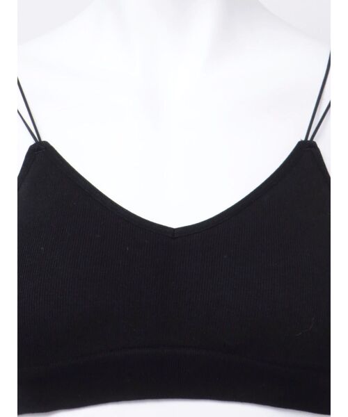 MERCURYDUO（マーキュリーデュオ）の「カップ付チューブトップ（チューブトップ・レディース・ベージュ/ブラック・FREE）」の8枚目の写真