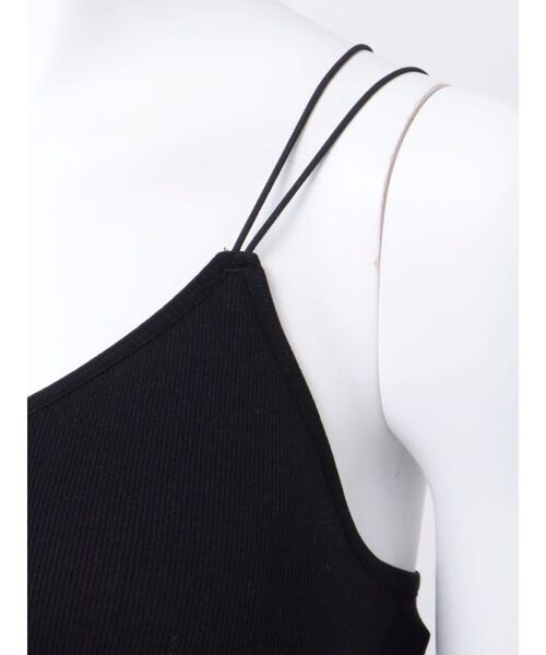 MERCURYDUO（マーキュリーデュオ）の「カップ付チューブトップ（チューブトップ・レディース・ベージュ/ブラック・FREE）」の9枚目の写真