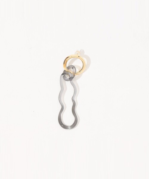 【セール】ANE D'ARENSBOURG GLASS ORGANIC LINK ピアス（ピアス（両耳用））｜TOMORROWLAND（トゥモローランド）