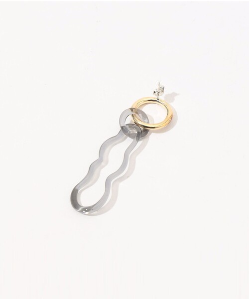 【セール】ANE D'ARENSBOURG GLASS ORGANIC LINK ピアス（ピアス（両耳用））｜TOMORROWLAND（トゥモローランド）