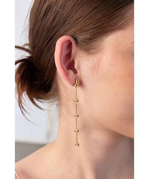 ALEXIA STAM（アリシアスタン）の「Bean Earrings / [316Lステンレス]ビーンピアス（ネックレス・レディース・ゴールド・FREE）」の4枚目の写真