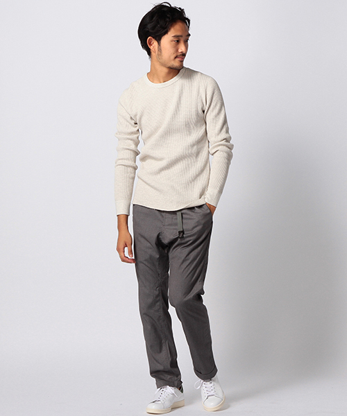 BEAMS(ビームス)の「BEAMS / サーマル クルーネック L/S Tシャツ(Tシャツ/カットソー・メンズ・ホワイト系その他/ブラック系その他/ブラック/ネイビー/ホワイト・X-LARGE/MEDIUM/SMALL/LARGE)」の14枚目の写真