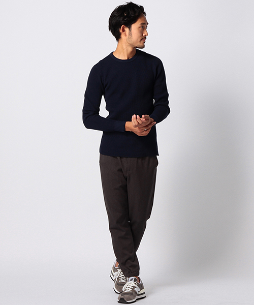 BEAMS(ビームス)の「BEAMS / サーマル クルーネック L/S Tシャツ(Tシャツ/カットソー・メンズ・ホワイト系その他/ブラック系その他/ブラック/ネイビー/ホワイト・X-LARGE/MEDIUM/SMALL/LARGE)」の15枚目の写真