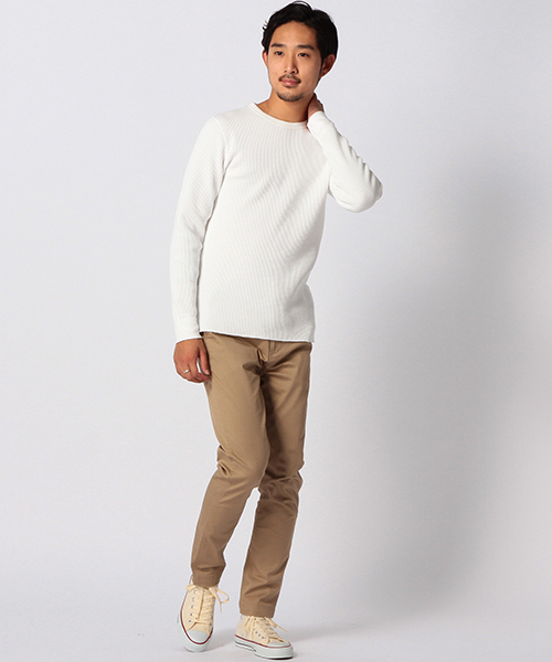 BEAMS(ビームス)の「BEAMS / サーマル クルーネック L/S Tシャツ(Tシャツ/カットソー・メンズ・ホワイト系その他/ブラック系その他/ブラック/ネイビー/ホワイト・X-LARGE/MEDIUM/SMALL/LARGE)」の16枚目の写真