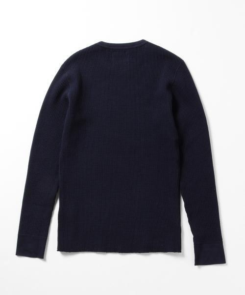 BEAMS(ビームス)の「BEAMS / サーマル クルーネック L/S Tシャツ(Tシャツ/カットソー・メンズ・ホワイト系その他/ブラック系その他/ブラック/ネイビー/ホワイト・X-LARGE/MEDIUM/SMALL/LARGE)」の19枚目の写真