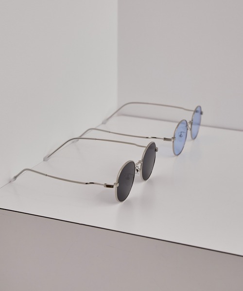 JUNRED（ジュンレッド）の「メタルラウンドサングラス（サングラス・メンズ・ブルー/ブラック・FREE）」の17枚目の写真