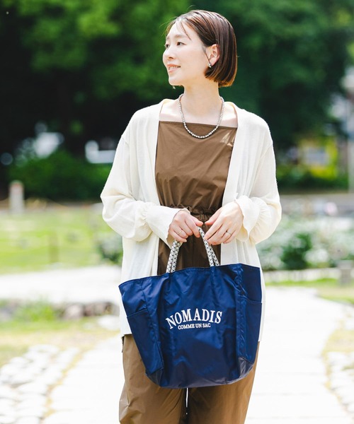 F by ROSSO（エフバイロッソ）の「F by ROSSO　UVCUTウォッシャブルカーディガン（カーディガン/ボレロ・レディース・ネイビー/オフホワイト/ライトグレー・FREE）」の6枚目の写真