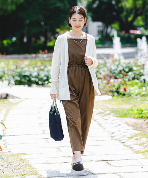 F by ROSSO（エフバイロッソ）の「F by ROSSO　UVCUTウォッシャブルカーディガン（カーディガン/ボレロ・レディース・ネイビー/オフホワイト/ライトグレー・FREE）」の8枚目の写真