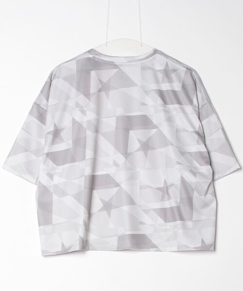 CONVERSE（コンバース）の「コンバース  CS CAMO WIDE TEE_（Tシャツ/カットソー・レディース・ホワイト/ブラック・S/M/L）」の3枚目の写真