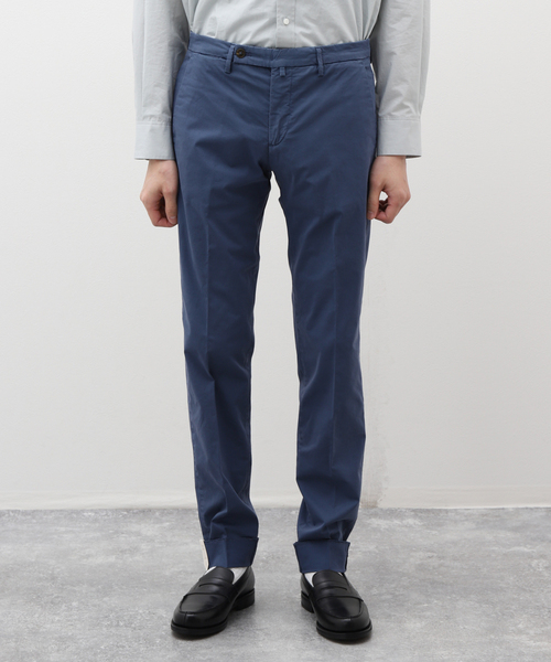 BRIGLIA 1949(ブリリア)の「【BRIGLIA 1949 / ブリリア 1949】G.dye Cotton Tapered PT(チノパンツ・メンズ・ブラウン/ホワイト/ブルー系その他/ベージュ/カーキ/グレー・50/48/44/46/52)」の8枚目の写真
