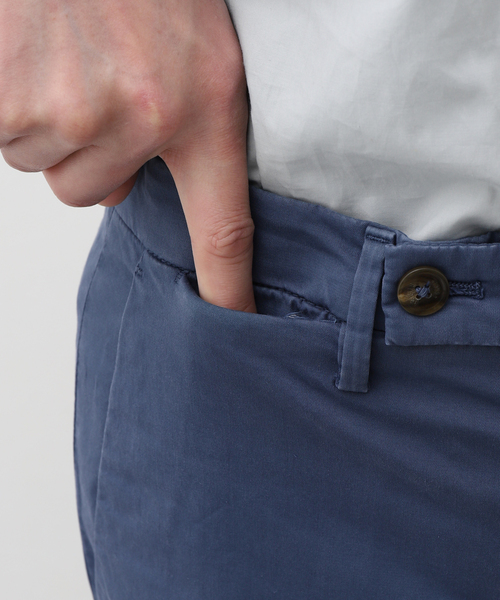 BRIGLIA 1949(ブリリア)の「【BRIGLIA 1949 / ブリリア 1949】G.dye Cotton Tapered PT(チノパンツ・メンズ・ブラウン/ホワイト/ブルー系その他/ベージュ/カーキ/グレー・50/48/44/46/52)」の15枚目の写真