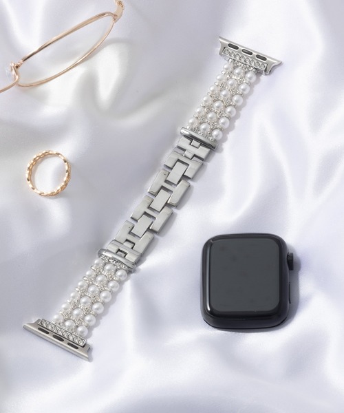 emonique(エモニーク)の「ステンレス製 Apple Watch バンド スマートウォッチバンド【38/40/41/42/44/45/49mm対応】(デジタル腕時計・レディース・ピンクゴールド/ゴールド/ブラック/シルバー・38/42)」の7枚目の写真