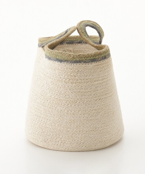 &Bridge(アンドブリッジ)の「Earth Made (アースメイド) ジュート筒型BAG(IV)(ハンドバッグ・レディース・ホワイト・99)」の3枚目の写真