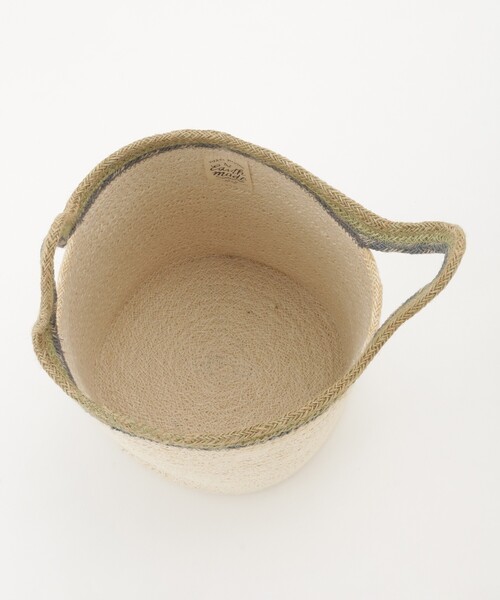 &Bridge(アンドブリッジ)の「Earth Made (アースメイド) ジュート筒型BAG(IV)(ハンドバッグ・レディース・ホワイト・99)」の4枚目の写真