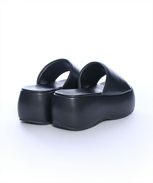 clear（クリア）の「厚底サンダル［着回し力抜群 大人 カジュアル］≪再入荷≫（サンダル・レディース・アイボリー/ブラック・L/M）」の7枚目の写真