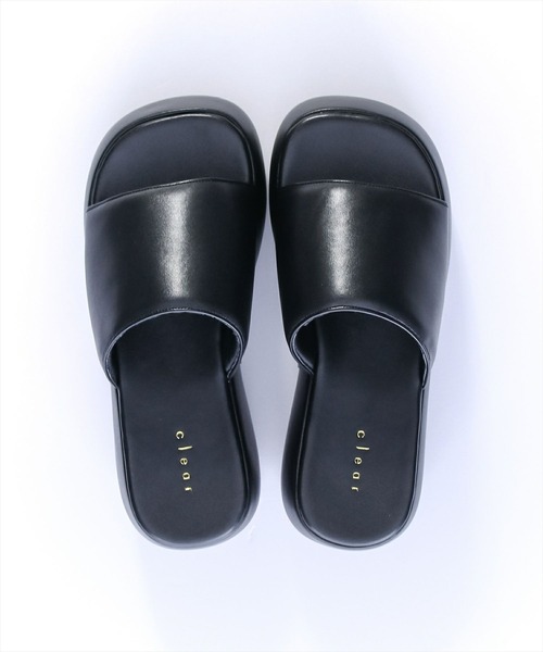 clear（クリア）の「厚底サンダル［着回し力抜群 大人 カジュアル］≪再入荷≫（サンダル・レディース・アイボリー/ブラック・L/M）」の8枚目の写真