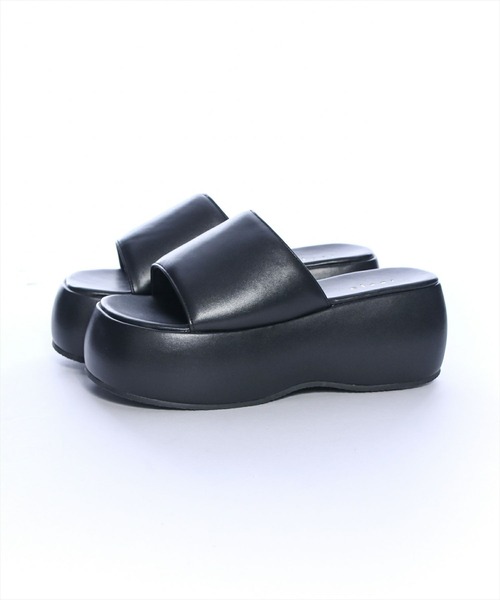 clear（クリア）の「厚底サンダル［着回し力抜群 大人 カジュアル］≪再入荷≫（サンダル・レディース・アイボリー/ブラック・L/M）」の11枚目の写真