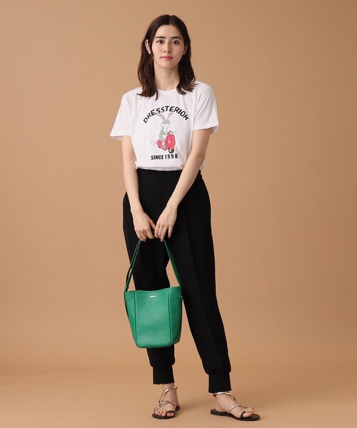 DRESSTERIOR(ドレステリア)の「◆EC・ルクア大阪限定 ベスパラビットT(Tシャツ/カットソー・レディース・ホワイト/ピンク・38/36)」の6枚目の写真