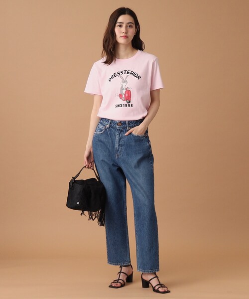 DRESSTERIOR(ドレステリア)の「◆EC・ルクア大阪限定 ベスパラビットT(Tシャツ/カットソー・レディース・ホワイト/ピンク・38/36)」の14枚目の写真
